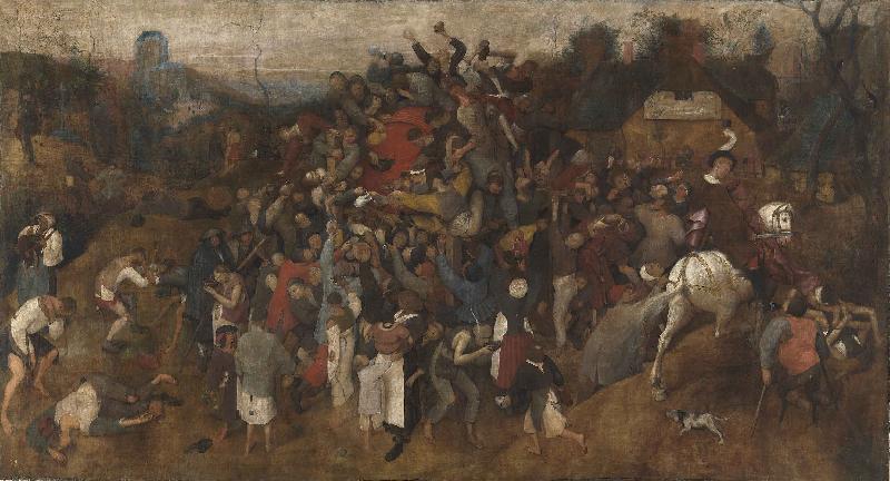 Pieter Bruegel El vino de la fiesta de San Martin China oil painting art